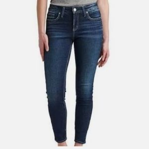 Silver skinny Jean's Elyse